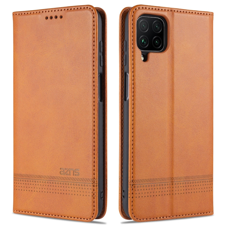 AZNS Magnetic Calf Texture Horizontal Flip Leather Case with Card Slots & Holder & Wallet, For Samsung Galaxy M32 Global