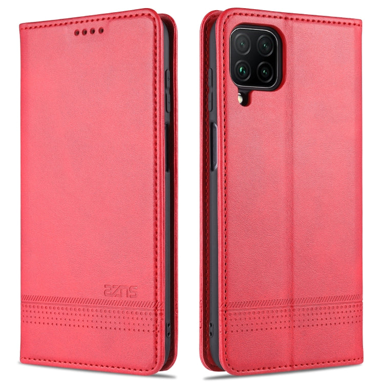 AZNS Magnetic Calf Texture Horizontal Flip Leather Case with Card Slots & Holder & Wallet, For Samsung Galaxy M32 Global