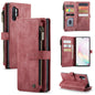 CaseMe-C30 PU + TPU Multifunctional Horizontal Flip Leather Case with Holder & Card Slot & Wallet & Zipper Pocket, For Samsung Galaxy A12, For Samsung Galaxy A52 5G / 4G, For Samsung Galaxy Note10+, For Samsung Galaxy Note20 Ultra, For Samsung Galaxy S...