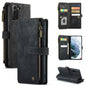 CaseMe-C30 PU + TPU Multifunctional Horizontal Flip Leather Case with Holder & Card Slot & Wallet & Zipper Pocket, For Samsung Galaxy A12, For Samsung Galaxy A52 5G / 4G, For Samsung Galaxy Note10+, For Samsung Galaxy Note20 Ultra, For Samsung Galaxy S...