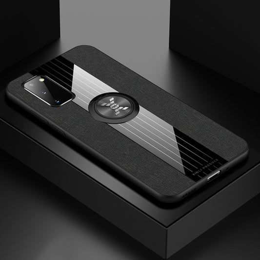 XINLI Stitching Cloth Textue Shockproof TPU Protective Case with Ring Holder, For Samsung Galaxy S20, For Samsung Galaxy S20 FE, For Samsung Galaxy S20+, For Samsung Galaxy S20 Ultra, For Samsung Galaxy S21 5G, For Samsung Galaxy S21 Ultra 5G����������...
