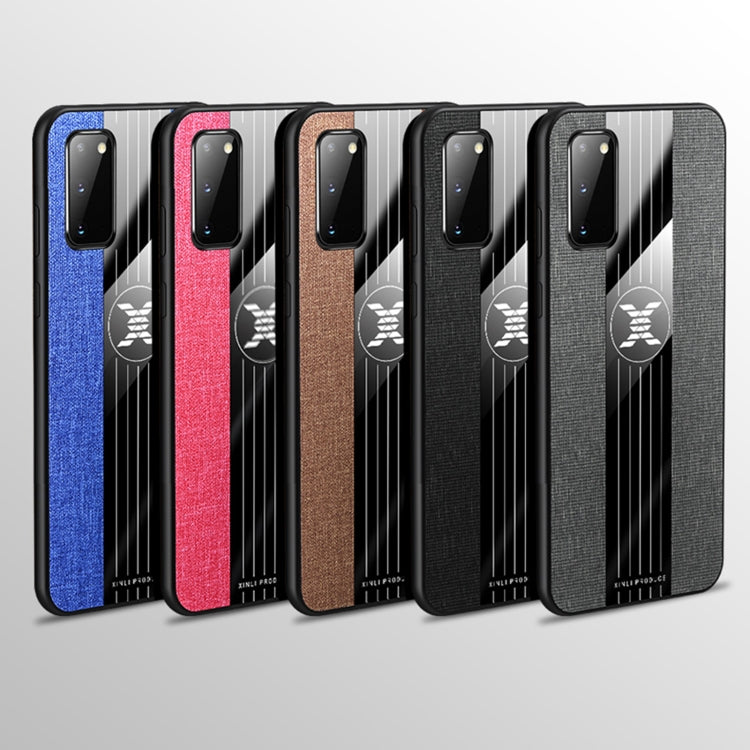 XINLI Stitching Cloth Textue Shockproof TPU Protective Case with Ring Holder, For Samsung Galaxy S20, For Samsung Galaxy S20 FE, For Samsung Galaxy S20+, For Samsung Galaxy S20 Ultra, For Samsung Galaxy S21 5G, For Samsung Galaxy S21 Ultra 5G����������...