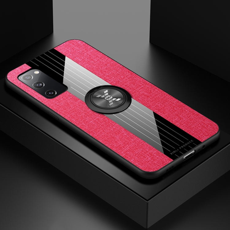XINLI Stitching Cloth Textue Shockproof TPU Protective Case with Ring Holder, For Samsung Galaxy S20, For Samsung Galaxy S20 FE, For Samsung Galaxy S20+, For Samsung Galaxy S20 Ultra, For Samsung Galaxy S21 5G, For Samsung Galaxy S21 Ultra 5G����������...