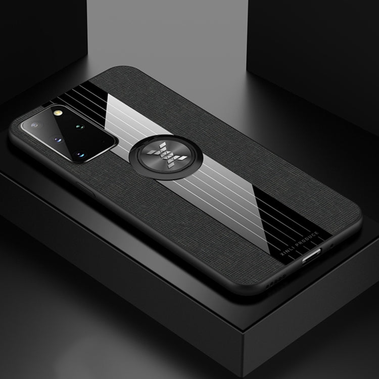 XINLI Stitching Cloth Textue Shockproof TPU Protective Case with Ring Holder, For Samsung Galaxy S20, For Samsung Galaxy S20 FE, For Samsung Galaxy S20+, For Samsung Galaxy S20 Ultra, For Samsung Galaxy S21 5G, For Samsung Galaxy S21 Ultra 5G����������...