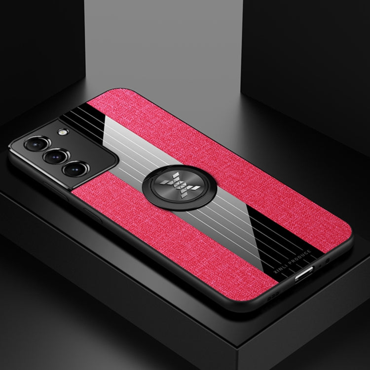 XINLI Stitching Cloth Textue Shockproof TPU Protective Case with Ring Holder, For Samsung Galaxy S20, For Samsung Galaxy S20 FE, For Samsung Galaxy S20+, For Samsung Galaxy S20 Ultra, For Samsung Galaxy S21 5G, For Samsung Galaxy S21 Ultra 5G����������...