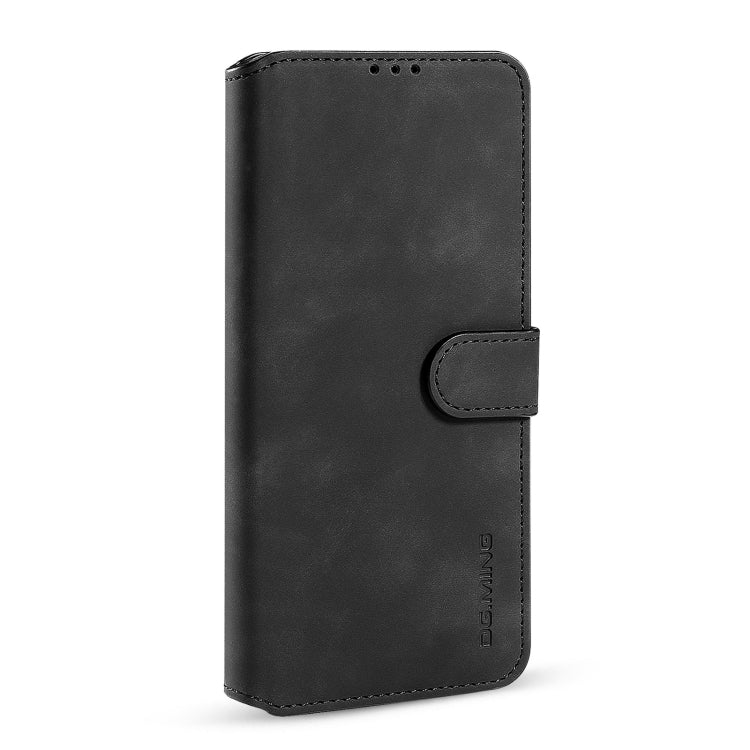 DG.MING Retro Oil Side Horizontal Flip Leather Case with Holder & Card Slots & Wallet, For Samsung Galaxy A03s 166mm