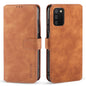 DG.MING Retro Oil Side Horizontal Flip Leather Case with Holder & Card Slots & Wallet, For Samsung Galaxy A03s 166mm