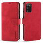 DG.MING Retro Oil Side Horizontal Flip Leather Case with Holder & Card Slots & Wallet, For Samsung Galaxy A03s 166mm