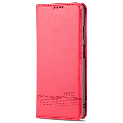 AZNS Magnetic Calf Texture Horizontal Flip Leather Case with Card Slots & Holder & Wallet, For Samsung Galaxy A03s 166mm