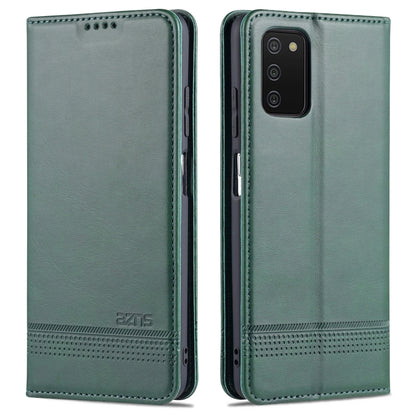 AZNS Magnetic Calf Texture Horizontal Flip Leather Case with Card Slots & Holder & Wallet, For Samsung Galaxy A03s 166mm