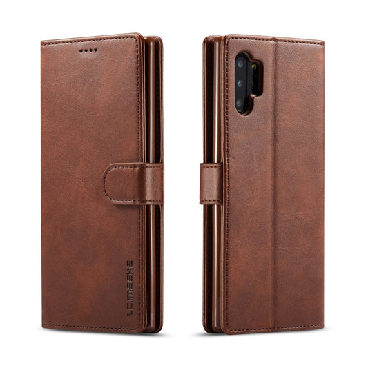 LC.IMEEKE Calf Texture Horizontal Flip Leather Case, with Holder & Card Slots & Wallet, For Galaxy A10 / M10, For Galaxy A20 / A30, For Galaxy A20e, For Galaxy A50, For Galaxy M20, For Galaxy A6 (2018), For Galaxy Note 8, For Galaxy Note 9, For Galaxy ...