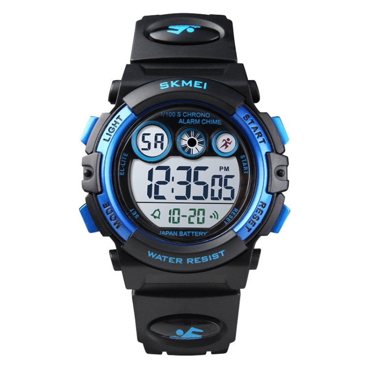 SKMEI 1451 LED Digital Stopwatch Chronograph Luminous Children Sports Electronic Watch, 1451(Transparent Sky Blue), 1451(Transparent Rose Red), 1451(White Shell Blue Circle), 1451(Yellow Shell Blue Circle), 1451(Black Shell Blue Circle)����������������...