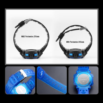 SKMEI 1451 LED Digital Stopwatch Chronograph Luminous Children Sports Electronic Watch, 1451(Transparent Sky Blue), 1451(Transparent Rose Red), 1451(White Shell Blue Circle), 1451(Yellow Shell Blue Circle), 1451(Black Shell Blue Circle)����������������...