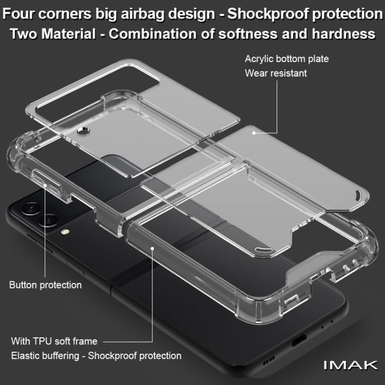 IMAK UX-9 Series Transparent Shockproof Acrylic + TPU Phone Protective Case, For Google Pixel 6, For Google Pixel 6 Pro, For Samsung Galaxy Z Flip3 5G, For Samsung Galaxy Z Fold3 5G