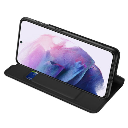 DUX DUCIS Skin Pro Series Horizontal Flip Leather Phone Case with Holder & Card Slots, For Samsung Galaxy S22 5G, For Samsung Galaxy S22+ 5G, For Samsung Galaxy S22 Ultra 5G