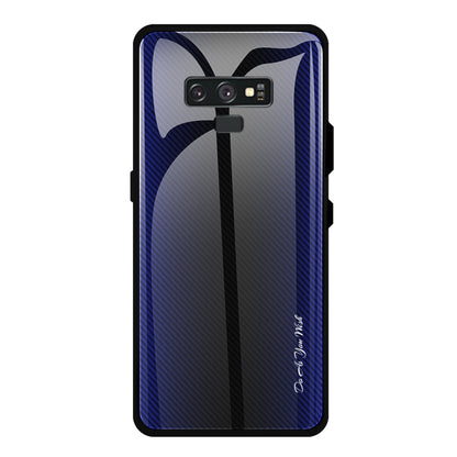 Texture Gradient Glass Protective Case, For Galaxy A20 / A30, For Galaxy A50, For Galaxy A80 / A90, For Galaxy Note 9, For Galaxy Note 10 Pro, For Galaxy S10, For iPhone SE 2022 / SE 2020 / 8 / 7, For iPhone XS Max