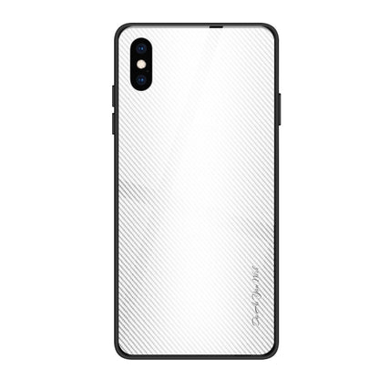 Texture Gradient Glass Protective Case, For Galaxy A20 / A30, For Galaxy A50, For Galaxy A80 / A90, For Galaxy Note 9, For Galaxy Note 10 Pro, For Galaxy S10, For iPhone SE 2022 / SE 2020 / 8 / 7, For iPhone XS Max