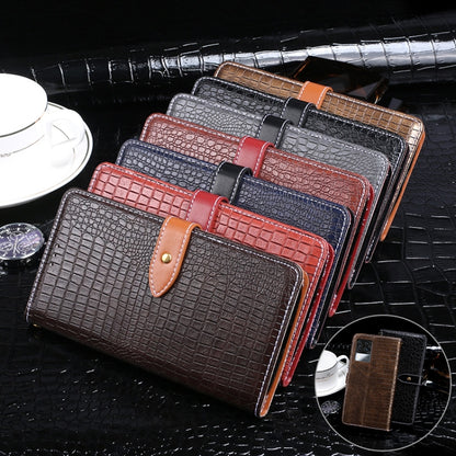 idewei Crocodile Texture Horizontal Flip Leather Case with Holder & Card Slots & Wallet, For Cubot X50, For Huawei nova 9, For Huawei nova 9 Pro, For Motorola Moto G50 5G, For OPPO Realme Narzo 50A, For Tecno Phantom X, For vivo S10e, For Huawei Enjoy ...
