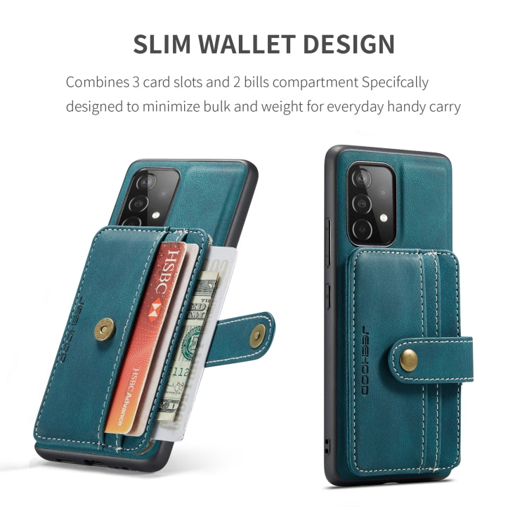 JEEHOOD RFID Blocking Anti-Theft Magnetic PU + TPU Phone Case with Card Slot, For Samsung Galaxy A32 5G, For Samsung Galaxy A12 5G, For Samsung Galaxy A22 5G, For Samsung Galaxy A52 5G / 4G, For Samsung Galaxy A72 5G / 4G, For Samsung Galaxy A71 5G����...