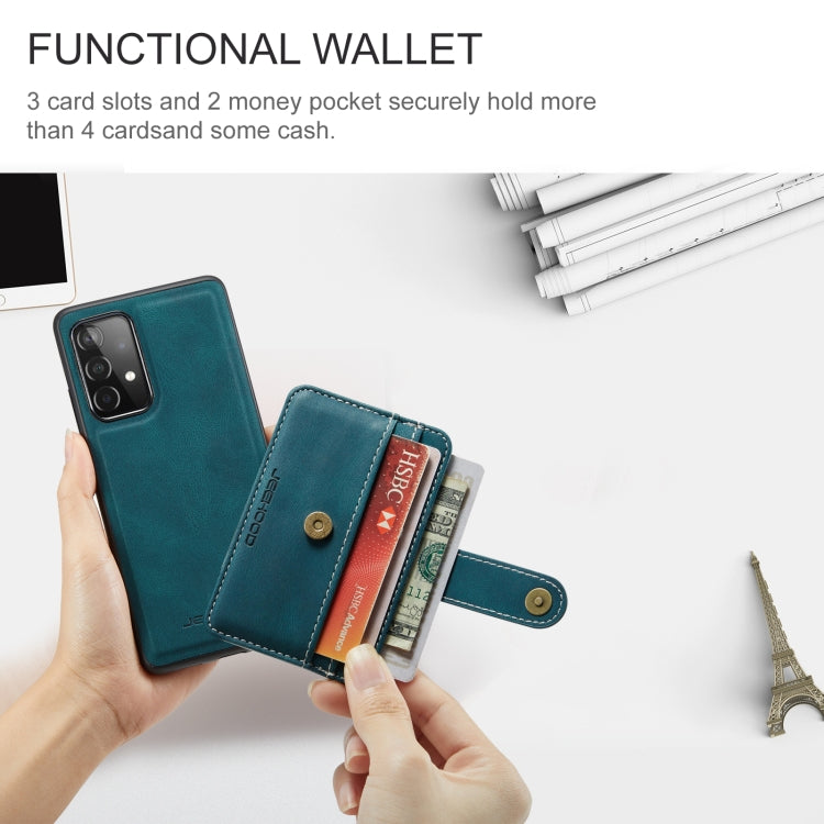 JEEHOOD RFID Blocking Anti-Theft Magnetic PU + TPU Phone Case with Card Slot, For Samsung Galaxy A32 5G, For Samsung Galaxy A12 5G, For Samsung Galaxy A22 5G, For Samsung Galaxy A52 5G / 4G, For Samsung Galaxy A72 5G / 4G, For Samsung Galaxy A71 5G����...