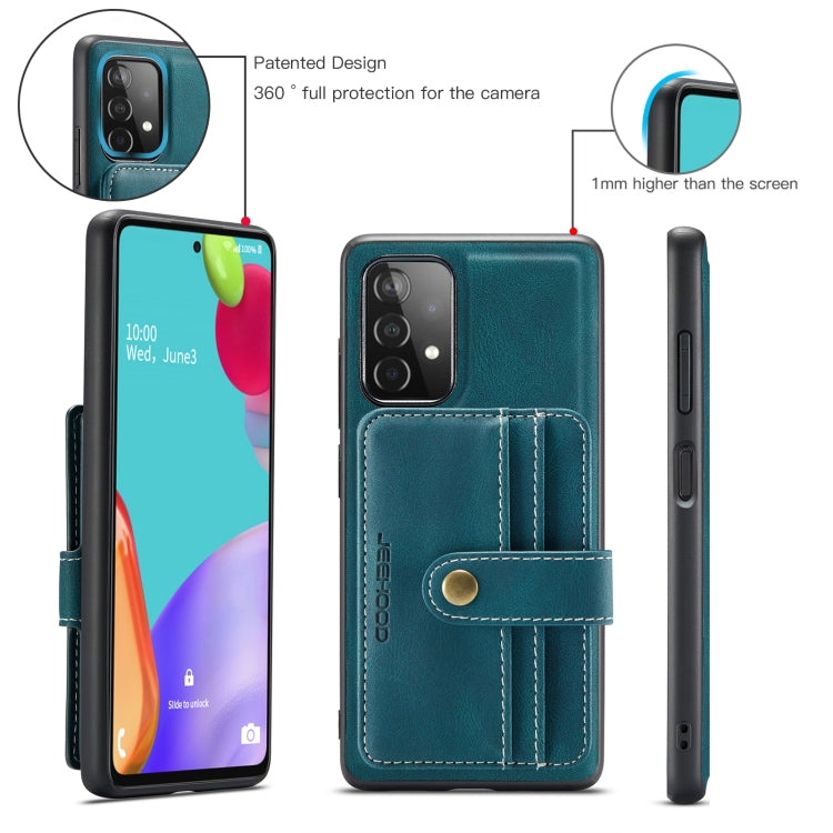 JEEHOOD RFID Blocking Anti-Theft Magnetic PU + TPU Phone Case with Card Slot, For Samsung Galaxy A32 5G, For Samsung Galaxy A12 5G, For Samsung Galaxy A22 5G, For Samsung Galaxy A52 5G / 4G, For Samsung Galaxy A72 5G / 4G, For Samsung Galaxy A71 5G����...
