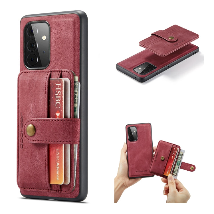 JEEHOOD RFID Blocking Anti-Theft Magnetic PU + TPU Phone Case with Card Slot, For Samsung Galaxy A32 5G, For Samsung Galaxy A12 5G, For Samsung Galaxy A22 5G, For Samsung Galaxy A52 5G / 4G, For Samsung Galaxy A72 5G / 4G, For Samsung Galaxy A71 5G����...
