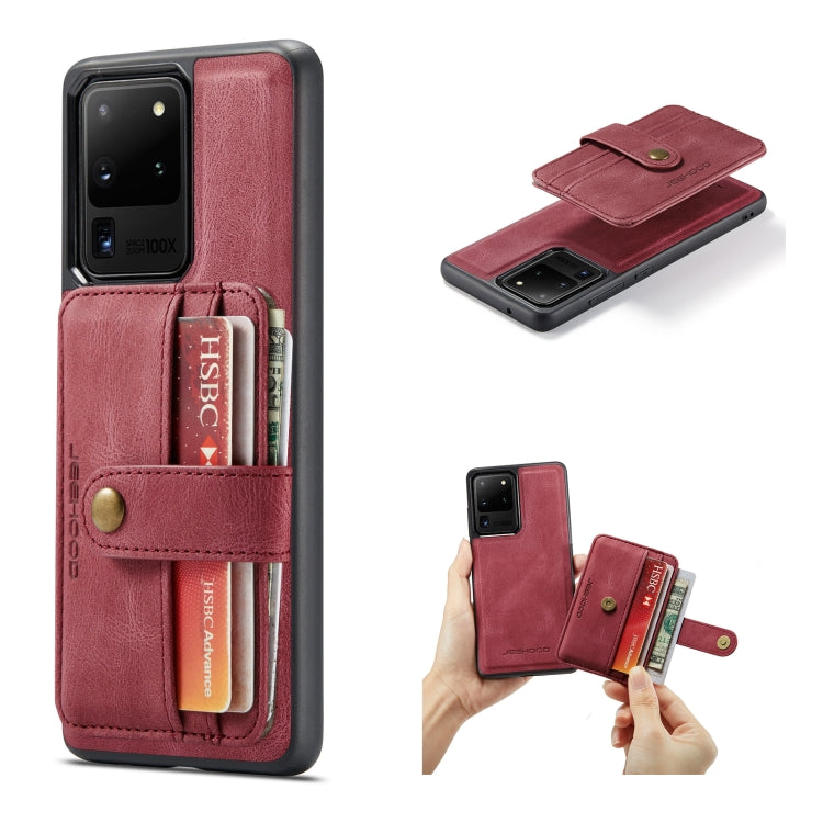 JEEHOOD RFID Blocking Anti-Theft Magnetic PU + TPU Phone Case with Card Slot, For Samsung Galaxy A32 5G, For Samsung Galaxy A12 5G, For Samsung Galaxy A22 5G, For Samsung Galaxy A52 5G / 4G, For Samsung Galaxy A72 5G / 4G, For Samsung Galaxy A71 5G����...