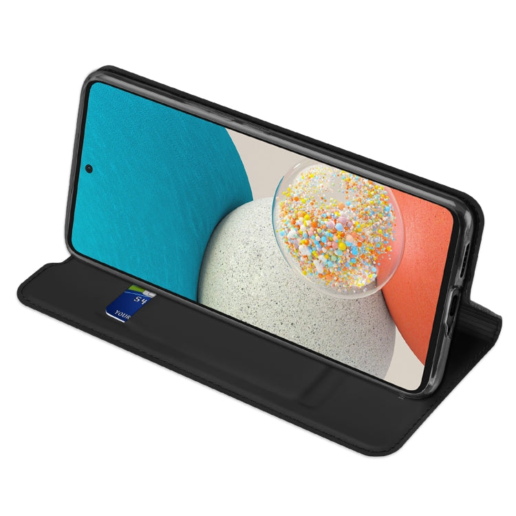 DUX DUCIS Skin Pro Series Shockproof Horizontal Flip Leather Phone Case, For Xiaomi Redmi Note 11 Pro / Redmi Note 11 Pro+, For Xiaomi Redmi Poco M4 Pro 5G/Redmi Note 11S/11T 5G/Redmi Note 11, For Samsung Galaxy A33 5G, For Samsung Galaxy A53 5G�������...