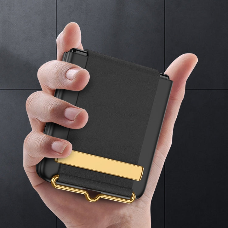 GKK Ultra-thin Full Coverage Phone Case with Wristband, For Samsung Galaxy Z Flip3 5G