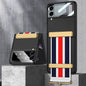 GKK Ultra-thin Full Coverage Phone Flip Case with Color Wristband, For Samsung Galaxy Z Flip3 5G