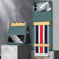 GKK Ultra-thin Full Coverage Phone Flip Case with Color Wristband, For Samsung Galaxy Z Flip3 5G