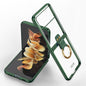GKK Phantom Electroplating Phone Case with Ring, For Samsung Galaxy Z Flip3 5G