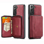 JEEHOOD Magnetic Zipper Horizontal Flip Phone Leather Case, For Samsung Galaxy S22 5G, For OnePlus Nord N200 5G, For Samsung Galaxy S22+ 5G