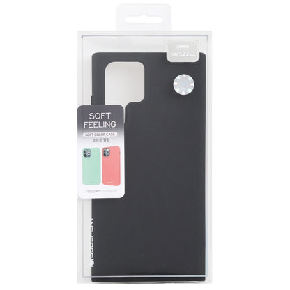 GOOSPERY SOFT FEELING Liquid TPU Soft Case, For Samsung Galaxy S22 5G, For Samsung Galaxy S22 Ultra 5G, For Samsung Galaxy S22+ 5G