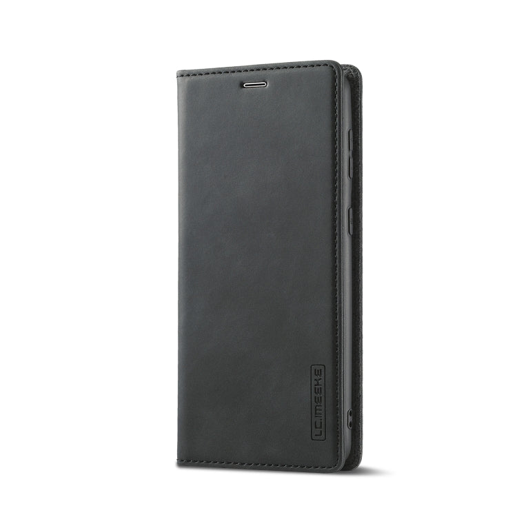 LC.IMEEKE Soft PU + TPU Magnetic Skin-friendly Feeling Leather Phone Case, For Samsung Galaxy S22+ 5G