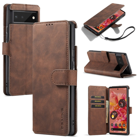 DG.MING Retro Oil Side Horizontal Flip Leather Case with Holder & Card Slots & Wallet, For OnePlus Nord 2, For Google Pixel 5A 5G, For Google Pixel 6, For Google Pixel 6 Pro, For Huawei P50, For Huawei P50 Pro, For Samsung Galaxy A53 5G����������������...
