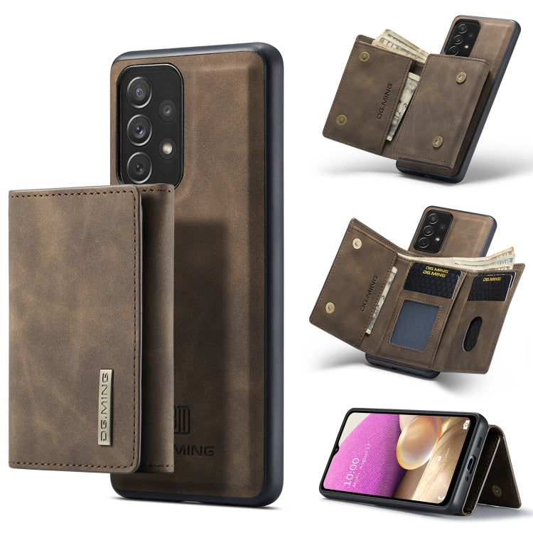 DG.MING M1 Series 3-Fold Multi Card Wallet + Magnetic Phone Case, For Samsung Galaxy A13 4G, For Samsung Galaxy A13 5G, For Samsung Galaxy A33 5G, For Samsung Galaxy A53 5G, For Samsung Galaxy A73 5G