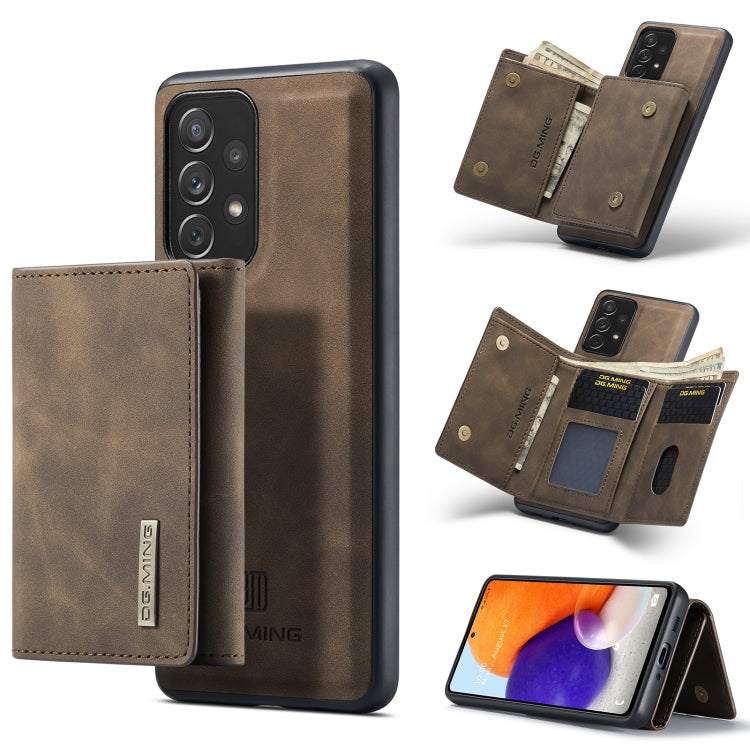 DG.MING M1 Series 3-Fold Multi Card Wallet + Magnetic Phone Case, For Samsung Galaxy A13 4G, For Samsung Galaxy A13 5G, For Samsung Galaxy A33 5G, For Samsung Galaxy A53 5G, For Samsung Galaxy A73 5G