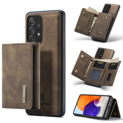 DG.MING M1 Series 3-Fold Multi Card Wallet + Magnetic Phone Case, For Samsung Galaxy A13 4G, For Samsung Galaxy A13 5G, For Samsung Galaxy A33 5G, For Samsung Galaxy A53 5G, For Samsung Galaxy A73 5G