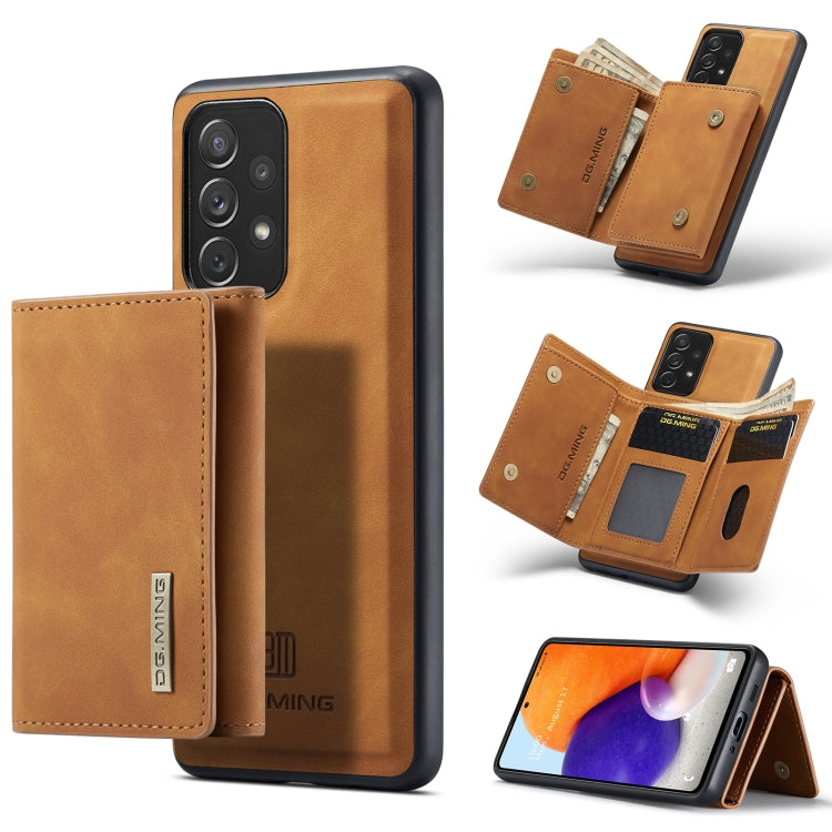 DG.MING M1 Series 3-Fold Multi Card Wallet + Magnetic Phone Case, For Samsung Galaxy A13 4G, For Samsung Galaxy A13 5G, For Samsung Galaxy A33 5G, For Samsung Galaxy A53 5G, For Samsung Galaxy A73 5G