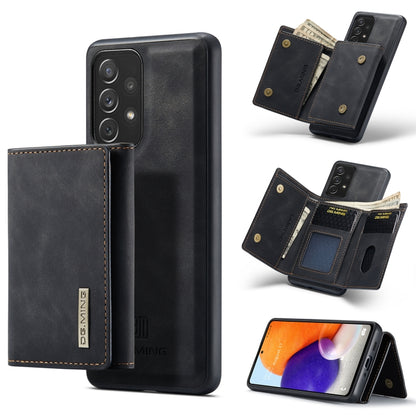 DG.MING M1 Series 3-Fold Multi Card Wallet + Magnetic Phone Case, For Samsung Galaxy A13 4G, For Samsung Galaxy A13 5G, For Samsung Galaxy A33 5G, For Samsung Galaxy A53 5G, For Samsung Galaxy A73 5G