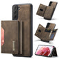 DG.MING M2 Series 3-Fold Multi Card Bag + Magnetic Back Cover Phone Case, For Samsung Galaxy S22 5G, For Samsung Galaxy S22+ 5G, For Samsung Galaxy S22 Ultra 5G