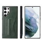 Fierre Shann Full Coverage Leather Phone Case, For Samsung Galaxy S22 5G, For Samsung Galaxy S22+ 5G, For Samsung Galaxy S22 Ultra 5G