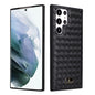 Fierre Shann Leather Texture Phone Back Cover Case, For Samsung Galaxy S22 5G, For Samsung Galaxy S22+ 5G, For Samsung Galaxy S22 Ultra 5G