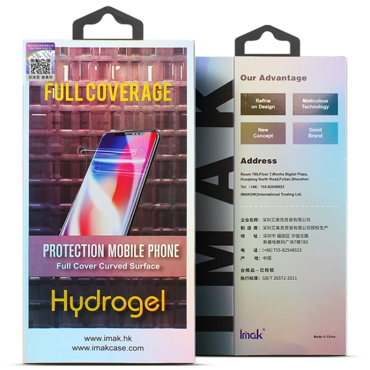 2 PCS imak Curved Full Screen Hydrogel Film Back Protector, For Xiaomi Redmi K50 Gaming, For Samsung Galaxy S22+ 5G, For Samsung Galaxy S22 5G, For Samsung Galaxy S22 Ultra 5G