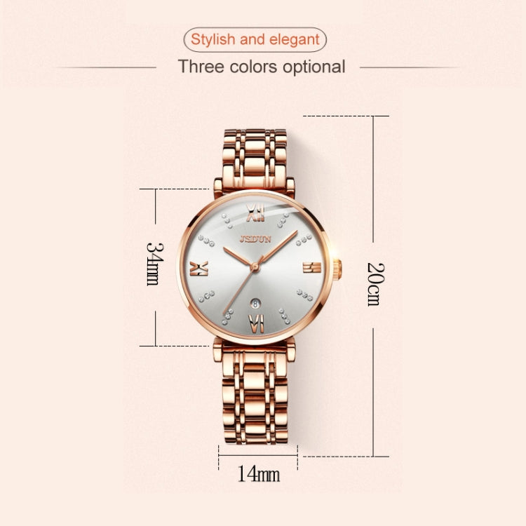 JIN SHI DUN 6533 Women Fashion Waterproof Ultra-thin Quartz Watch