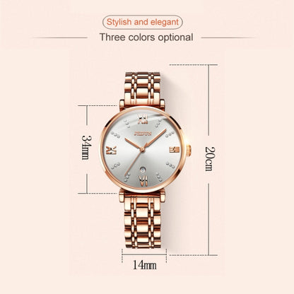 JIN SHI DUN 6533 Women Fashion Waterproof Ultra-thin Quartz Watch