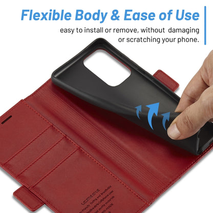 LC.IMEEKE Magnetic Buckle PU + TPU Leather Phone Case, For Samsung Galaxy A53 5G