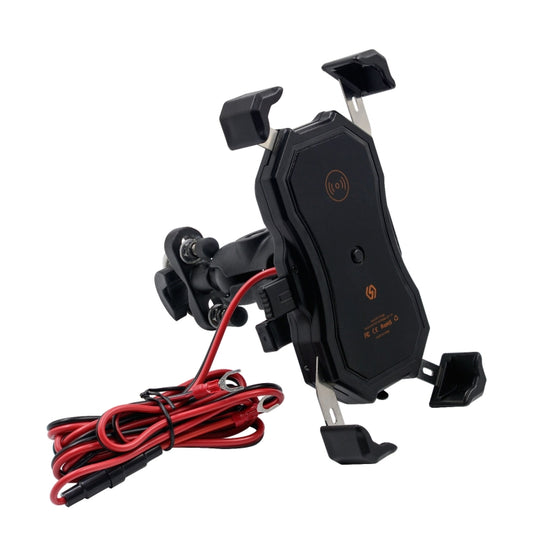 WUPP CS-1288A1 Wireless Charging + Wired Charging One-button Retractable Mobile Phone Stand, CS-1288A1