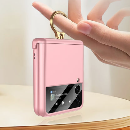 GKK Magnetic Hinged Flip Case with Ring Holder, For Samsung Galaxy Z Flip3 5G